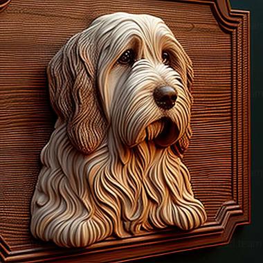 3D model Vendee Basset Griffon dog (STL)